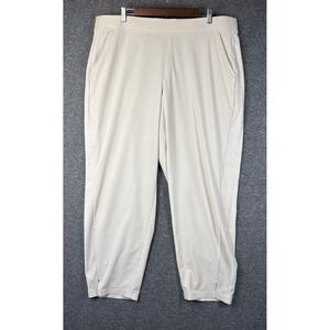 Athleta Brooklyn Mid‎ Rise Ankle Pant Womens Size 20 Elastic Waist Side Stripe
